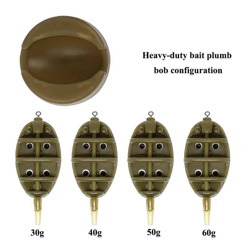 Для рыбалки на карпа встроенный метод подачи 4 кормушки 15/20/25 / 35g 30/40/50 60 г в