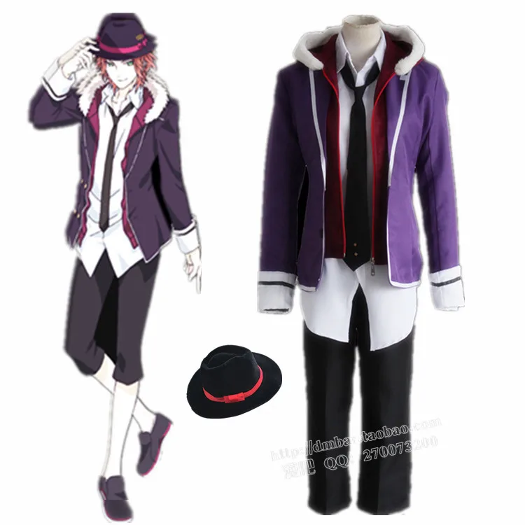 DIABOLIK LOVERS Sakamaki Laito костюм для косплея костюмы на Хэллоуин унисекс полный комплект