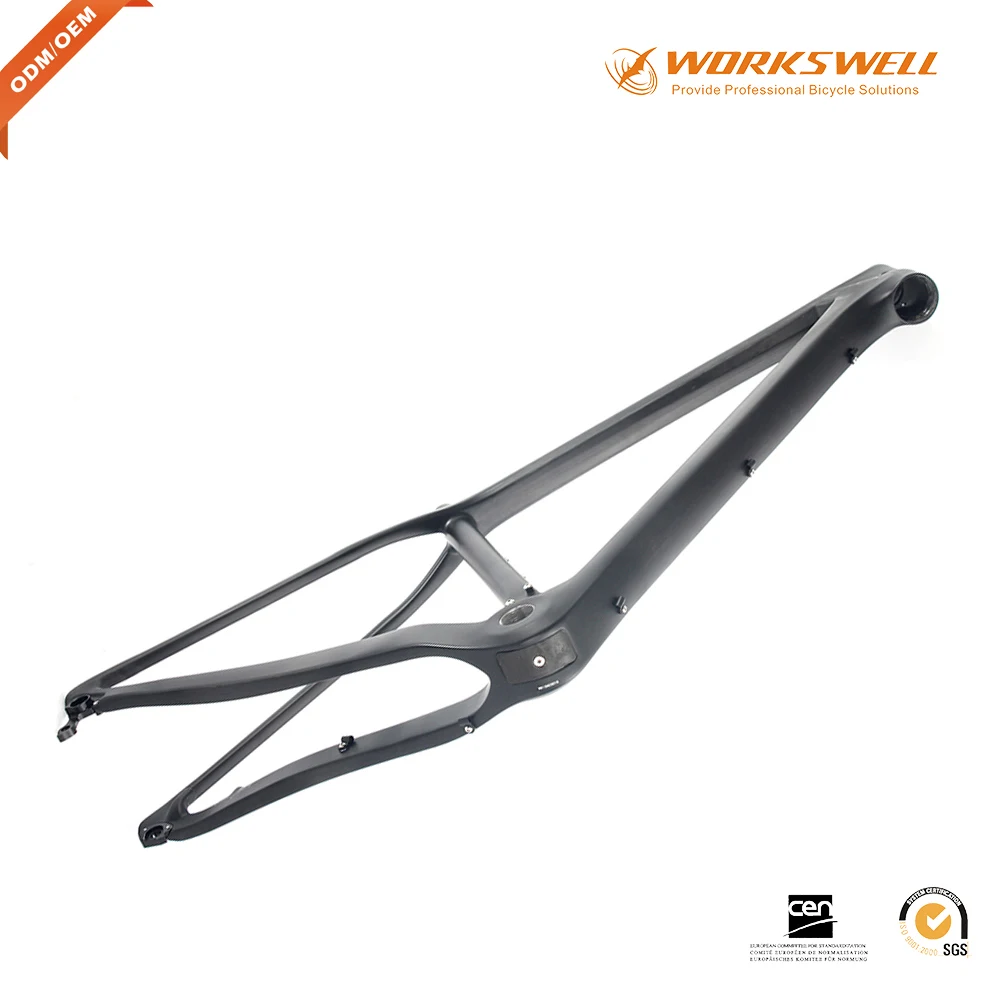 Рама для велосипеда Workswell горная рама 29er полностью карбоновая 29 черная