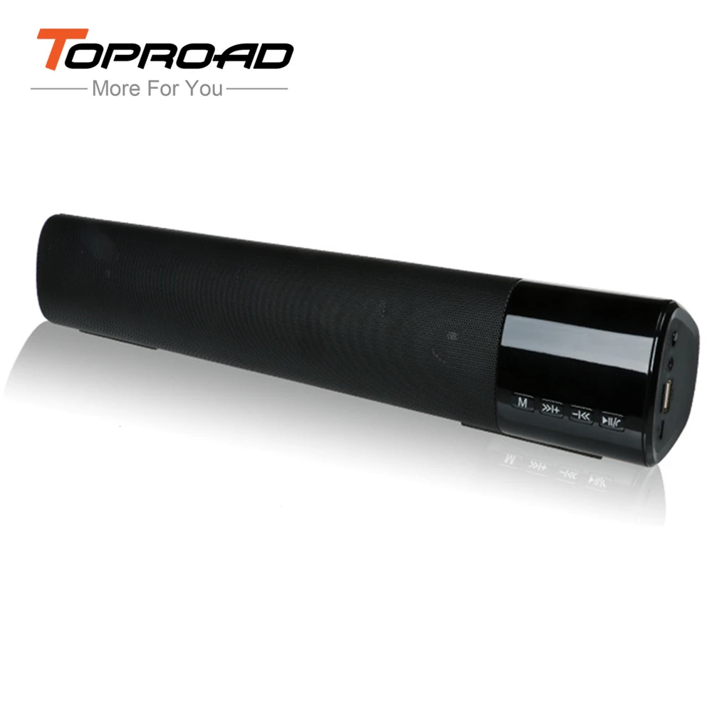 Звуковая панель TOPROAD с двумя басами 10 Вт bluetooth колонка Беспроводная s Портативная