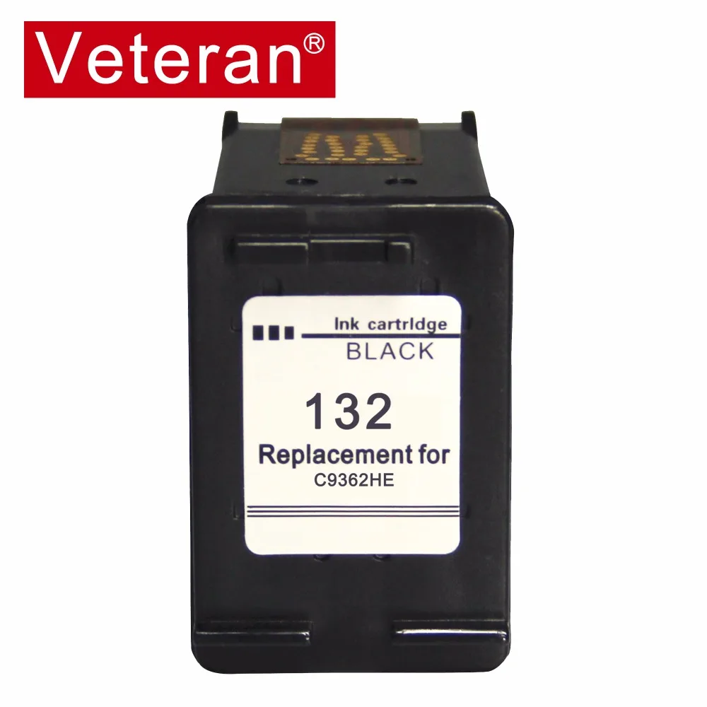 Совместимый чернильный картридж Veteran 132 замена для принтера hp Photosmart C3100 C3183 C3150 PSC