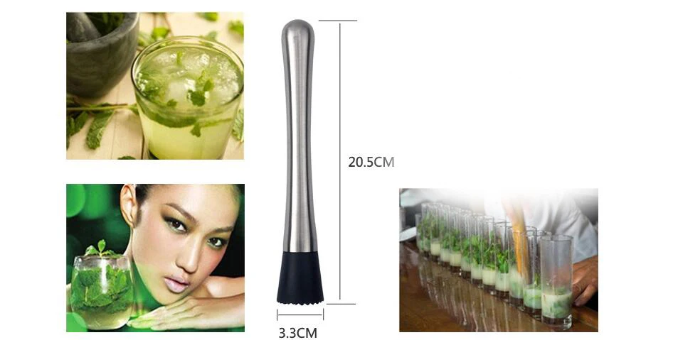 1 шт. коктейльный шейкер из нержавеющей стали 8 дюймов|cocktail shaker|bartender toolsbartender shaker |