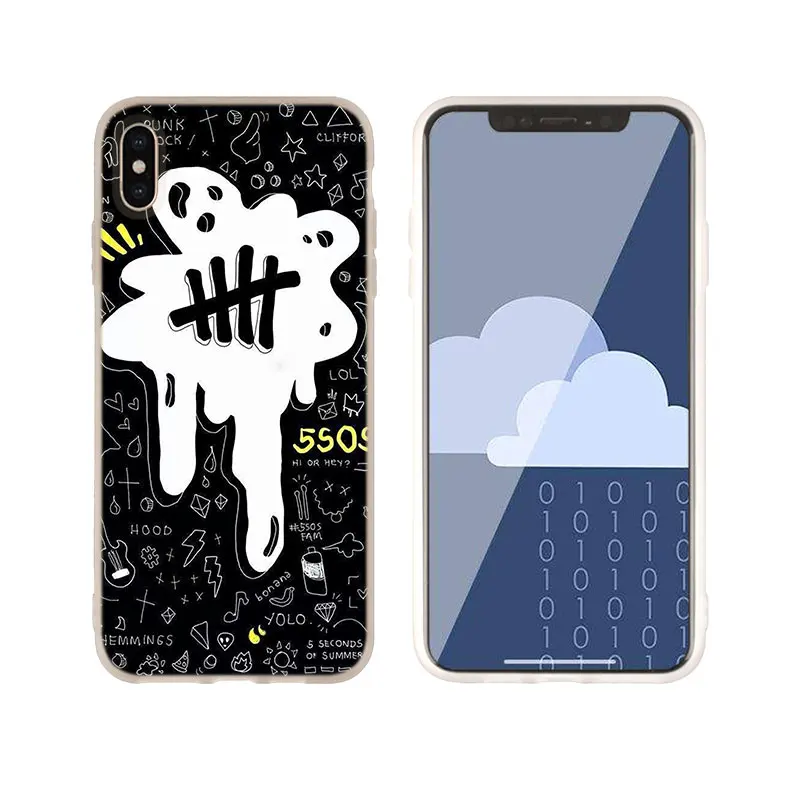 Чехол в стиле панк-рок для iphone XS 11 Pro Max XR X 10, чехол для телефона s для iphone 7 8 plus 6s 5 4S - Цвет: picture 03