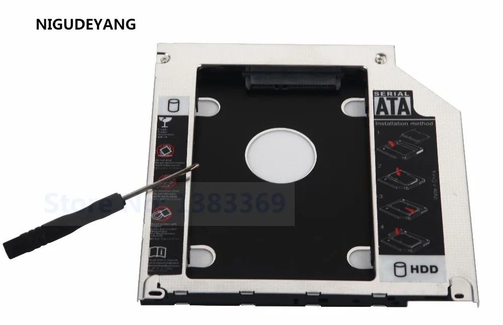 NIGUDEYANG 2nd HDD SSD жесткий диск Caddy для Macbook Pro 13 15 17 2009 2010 2011 2012 2013+ USB корпус чехол для SuperDrive