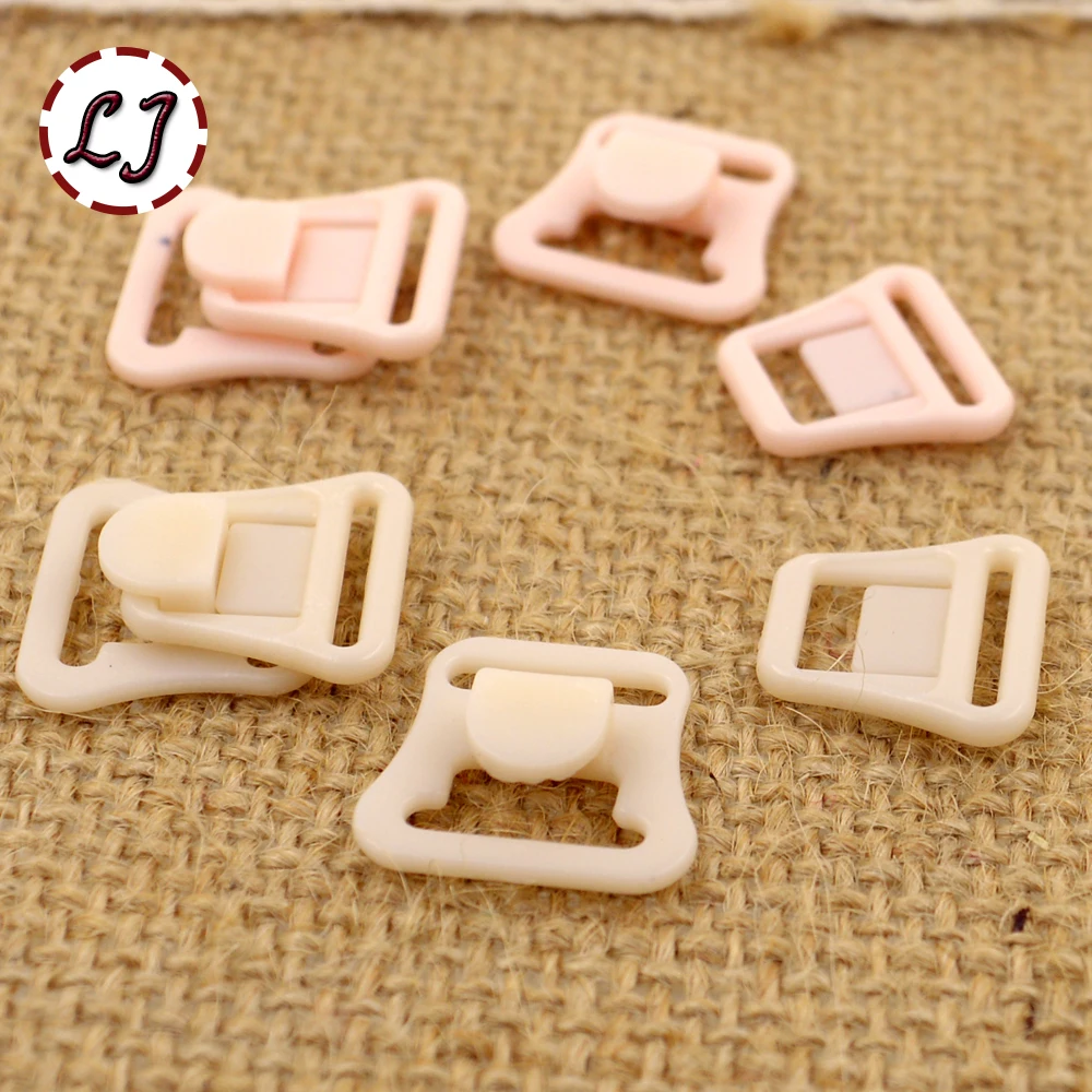 10 компл./лот маленькие пластиковые прямоугольные застежки-крючки для