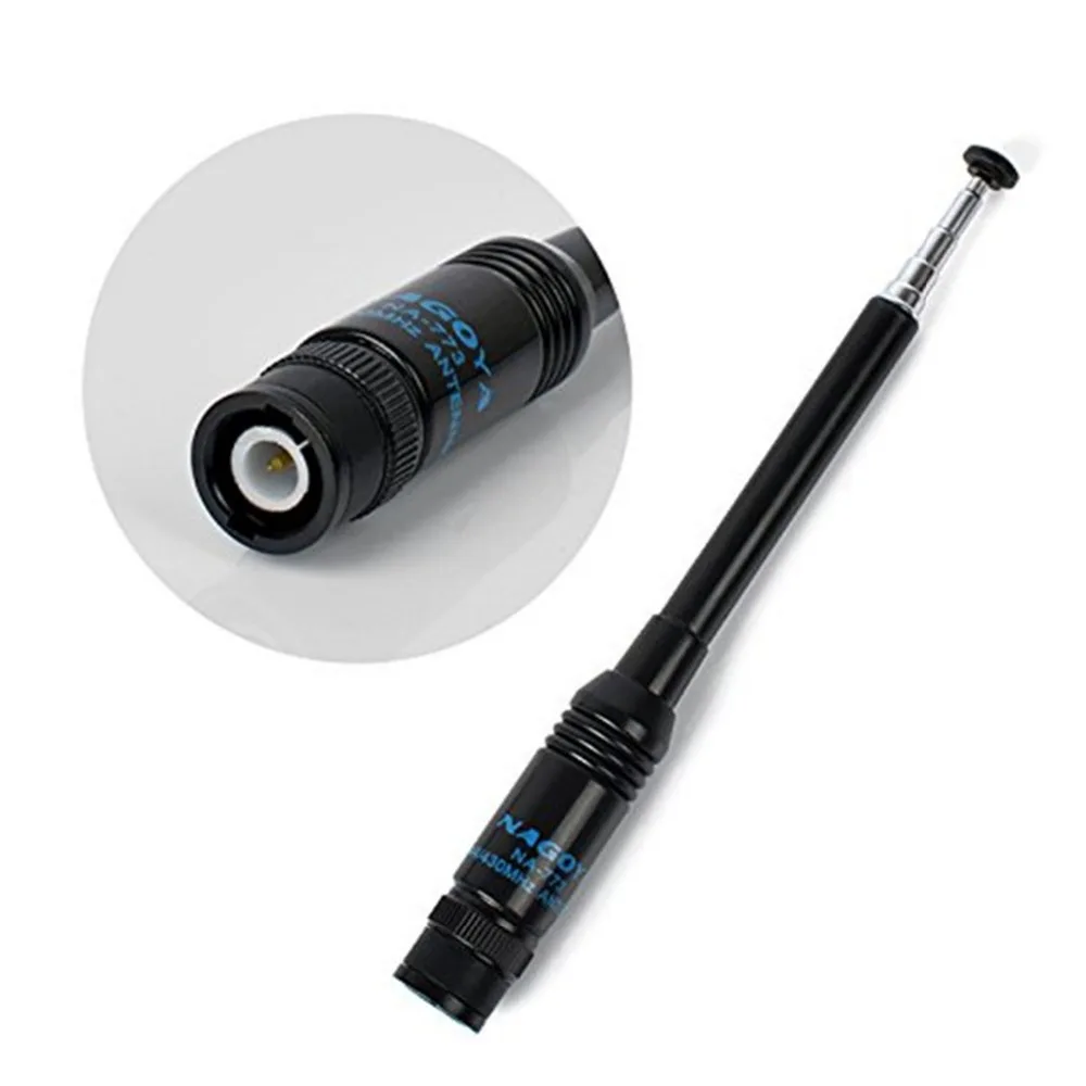 BNC антенна Nagoya 773 Walkie talky Двухдиапазонная телескопическая hfAntenna diamond для Kenwood ICOM IC V85