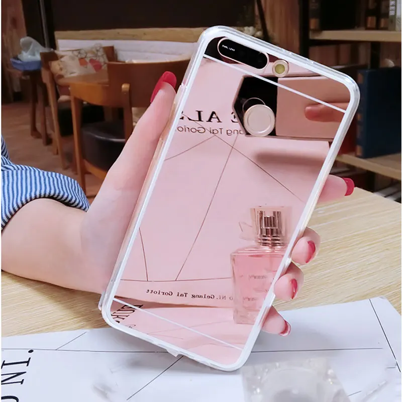 Мягкий зеркальный чехол из ТПУ для XIAOMI Redmi 6 Pro S2 5 Plus 4A Note 3 4 4X 5A глобальная версия