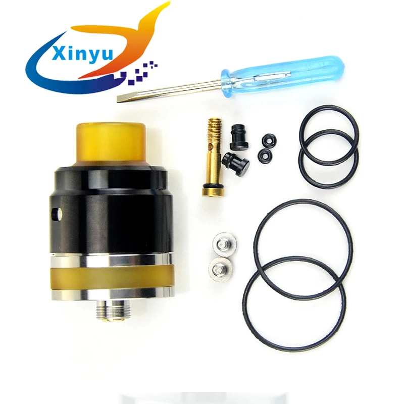 Flave RDA rta 24 мм бак для хранения масла один волос атомайзер Ремонтопригодный 316 SS