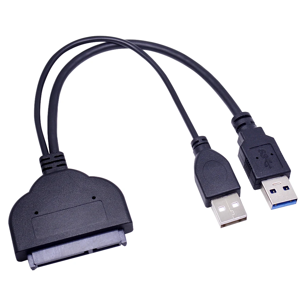 Внешний шнур питания CHIPAL USB 2 0 3 до 7 15 22Pin SATA адаптер кабель для 5 &quotSsd Hdd жесткого