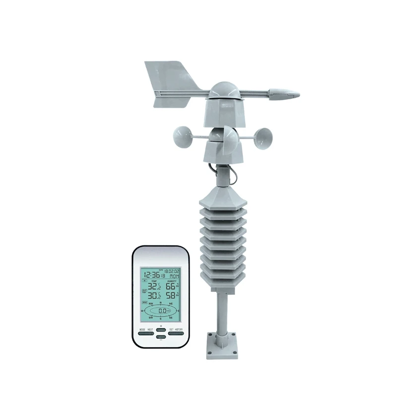 professional wireless weather station anemometer out wind speed direction sensor digital wind chill temperature humidity meter free global shipping
