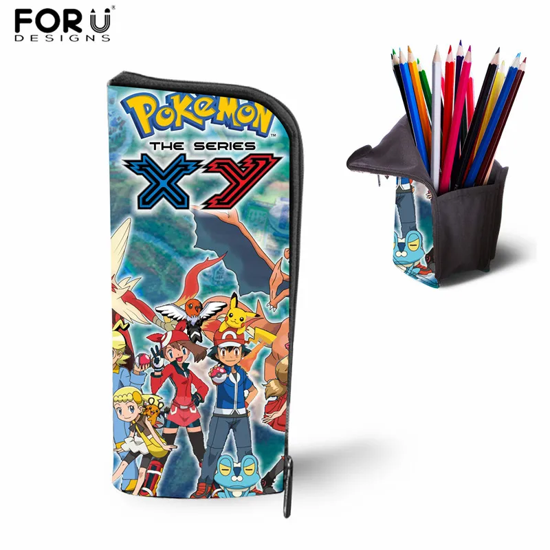 XM2650D FORUDESIGNS/аниме рюкзак Pokemon Карманный Пикачу школьная сумка для девочек и мальчиков рюкзак для переноски детей Детский Рюкзак основной Sudent Рюкзак Книга сумка - Цвет: XM2650D