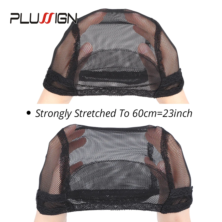 Plussign 1 шт./лот черный эластичный парик для изготовления париков с регулируемым