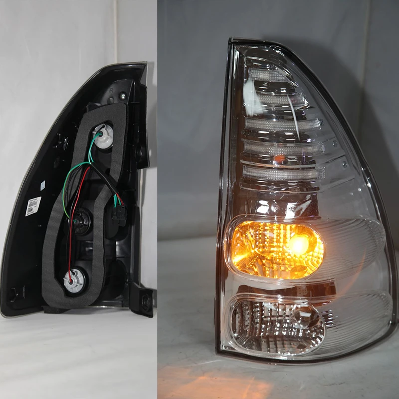Светодиодсветодиодный задние фонари для Toyota Prado FJ120 2003 2004 2005 2006 2007 2008