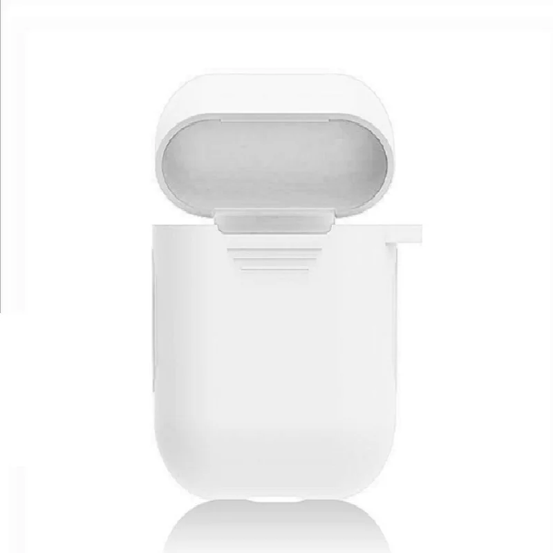 Силиконовый противоударный защитный чехол для Apple AirPods кожаный аксессуары
