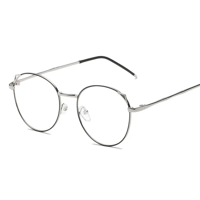 

Lunettes de mode 2018 femelle ovale en metal cadre femmes de lunettes transparent clair lunettes Lunettes Hommes
