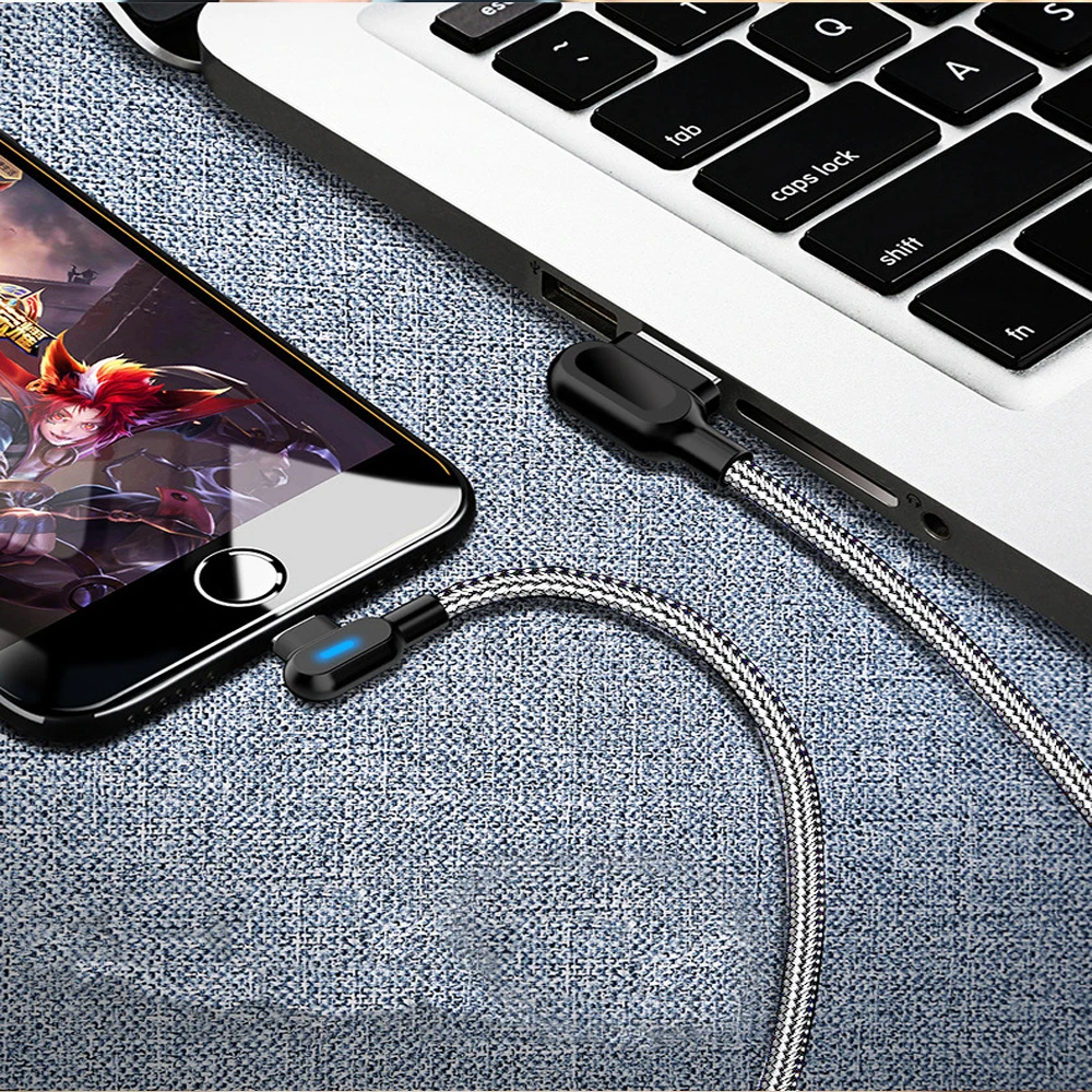 XPAY USB кабель 90 градусов локоть зарядки Cordfor iPhone xs max XR 8 7 6s зарядный для iPad xiaomi huawei