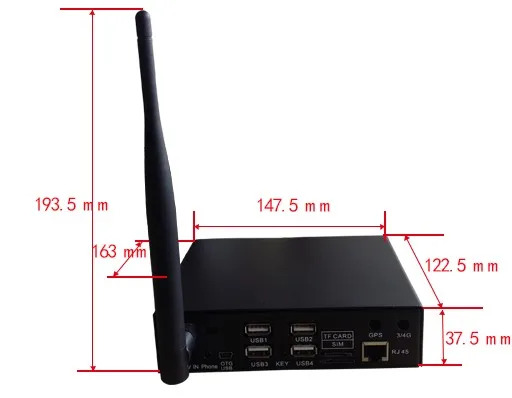 RK3288 Android коробка для ir сенсорной рамы и фольги промышленная плата андроида android