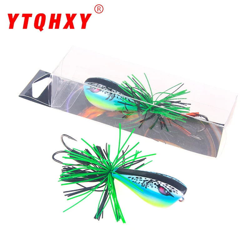 YTQHXY 1 шт. поппер Лягушка рыболовная приманка 90 мм 9 г воблеры для воды Snakehead жесткая