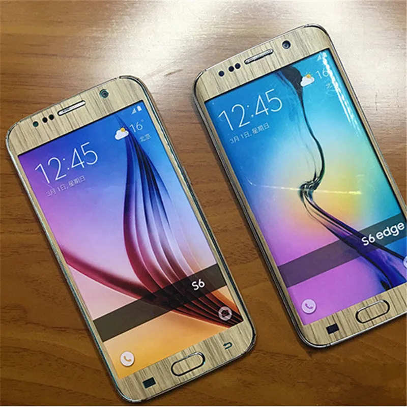 Luxury Wood Grain For Galaxy S7 Full Body Cover Skin Sticker Protection Case Samsung S6/S6edge/S6edge plus/S7/S7edge |