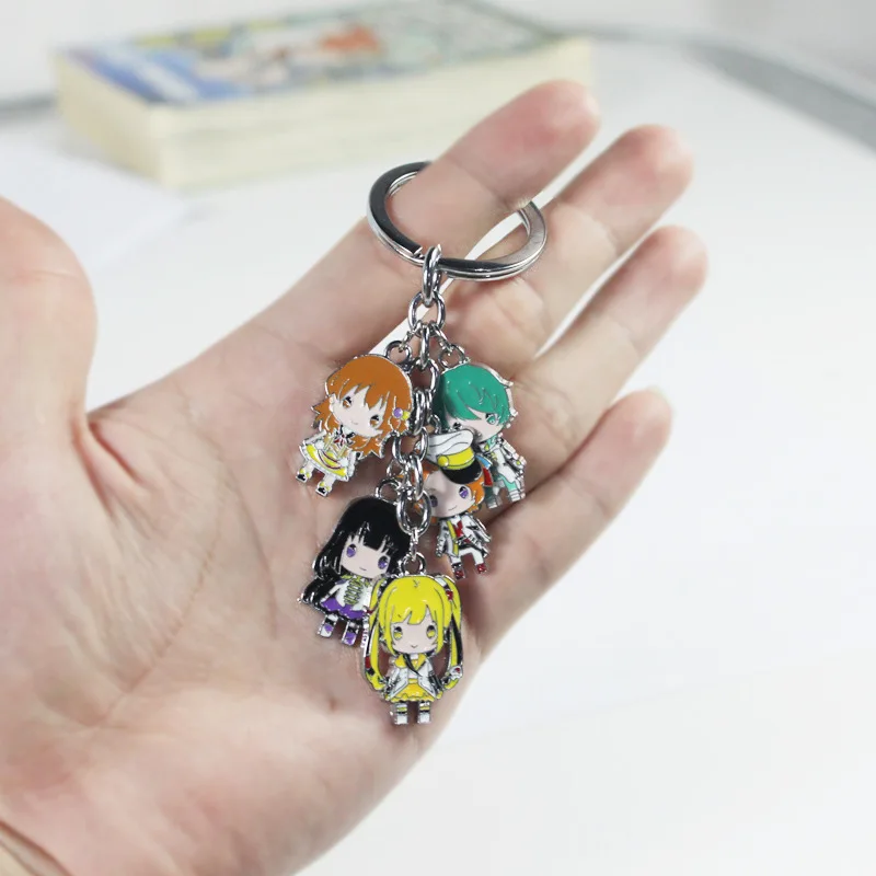 Tsukiuta Anime Iron Resin Keychain Pendant Mutsuki Hajime Kisaragi Koi Yayoi Haru Satsuki Aoi Minaduki Rui Nagatsuki Yoru | Игрушки и