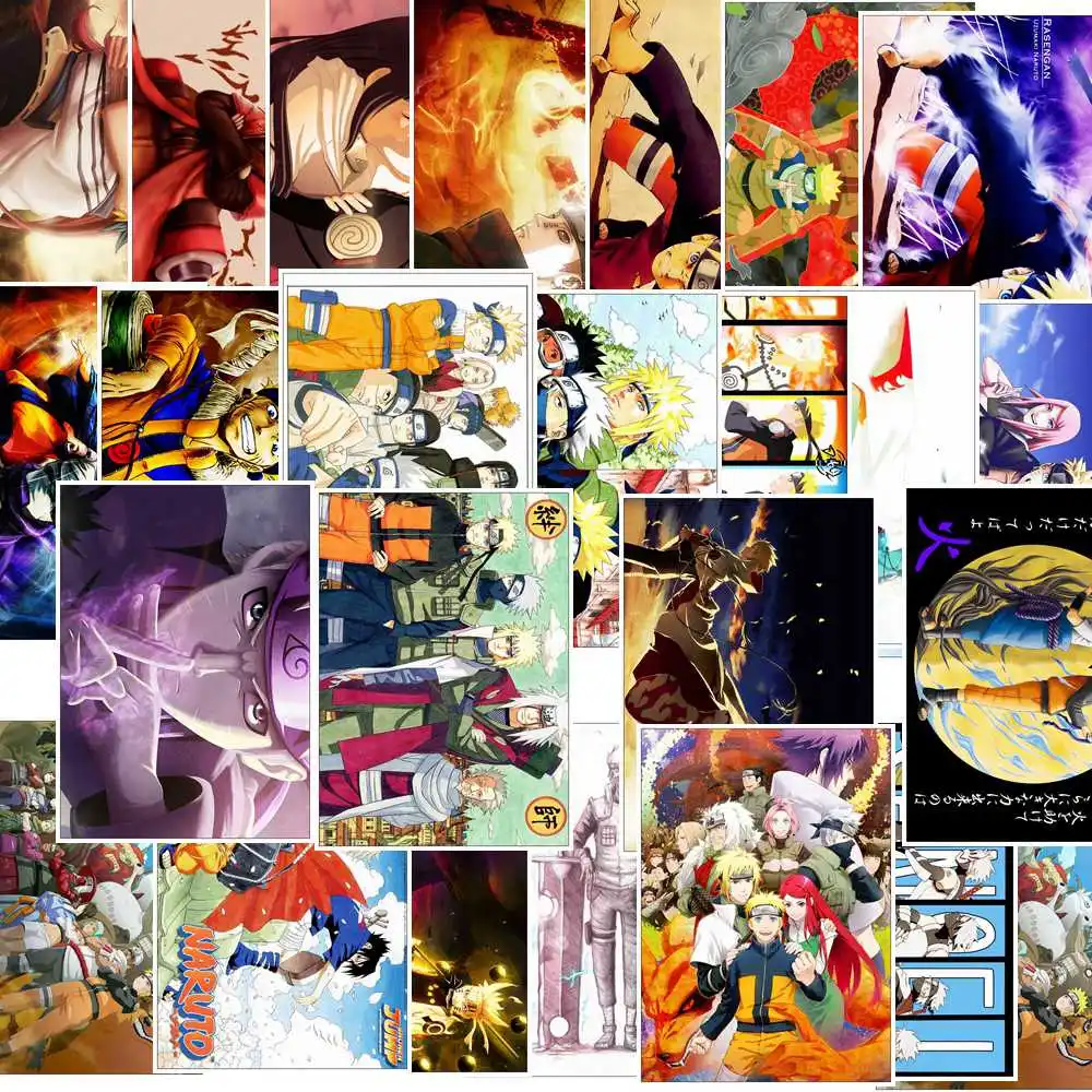 25 шт. японского аниме стикеры NARUTO для багажа ноутбука художественная живопись DIY плакат наклейки Водонепроницаемая игрушка для скейтборда