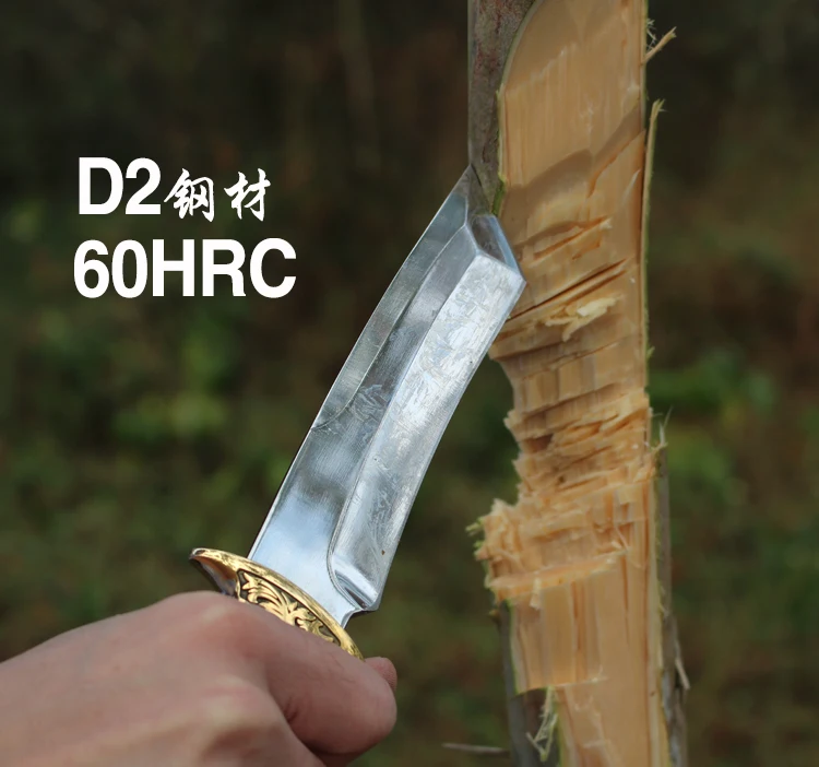 Подлинный маленький прямой нож для самообороны PSRK D2 уличный выживания