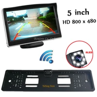 hd 5 car parking assistance car mirror monitors 3 in1 wireless car rear view camera monitor 2 4ghz wireless video kit