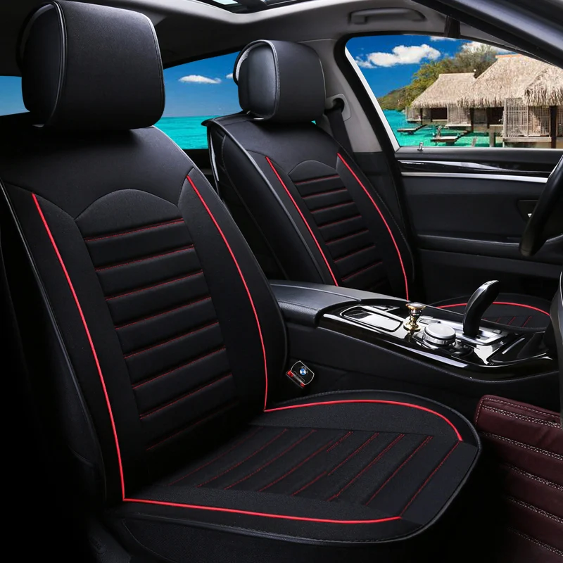 Универсальные льняные чехлы для сидений автомобиля brz wrx legacy forester xv outback haval h2 h3 h5 h6