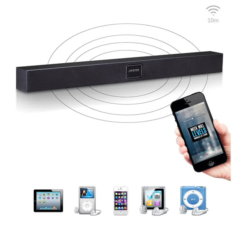 LEORY Bluetooth Саундбар Surround Stereo настенный Колонка для домашнего кинотеатра ТВ