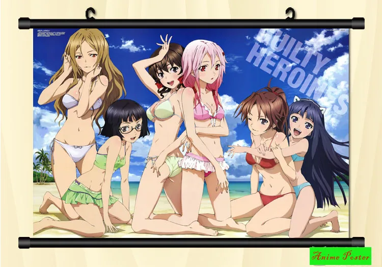 Аниме плакат GUILTY CROWN настенная прокрутка печатная картина домашний декор