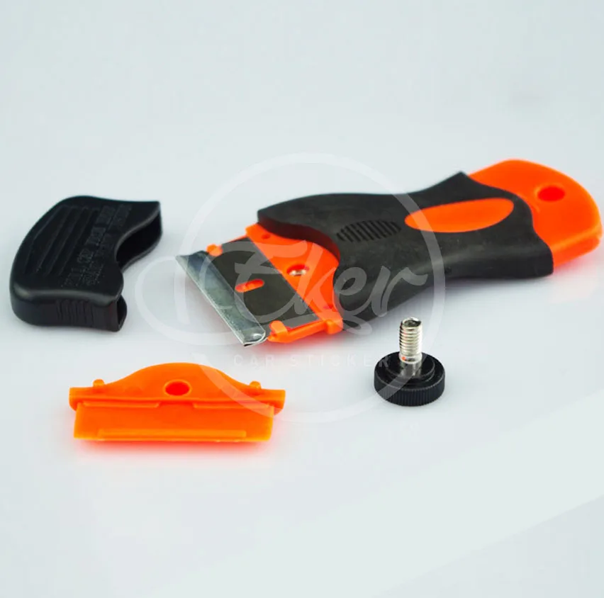 Тонировка Инструмент для тонировки 5 шт. Пластик Бритвы лезвия и 1 4.5 см * 11 Скребки