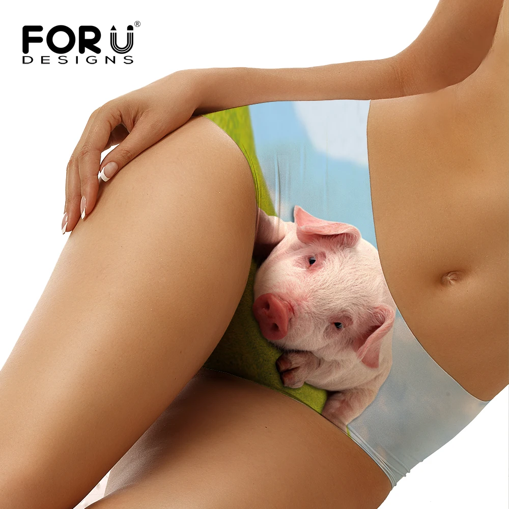 FORUDESIGNS/плавки для женщин бразильские Плавки бикини с принтом павлина танкини