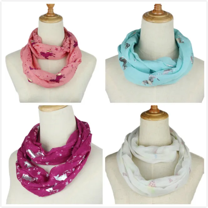 Женский милый шарф бесконечность мягкий теплый кольцо шарфы петля шейный платок