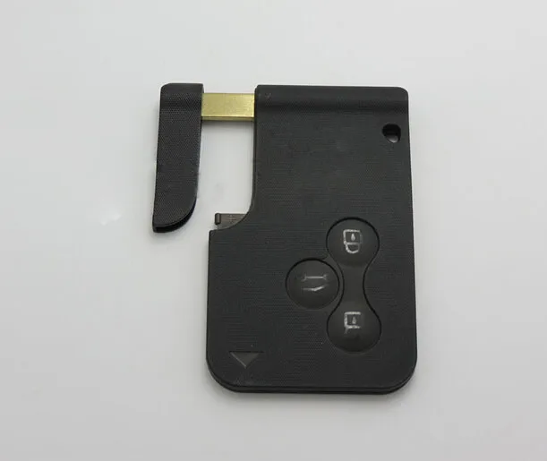 Высококачественный 3-кнопочный чехол для смарт-карты Renault Megan с вставкой