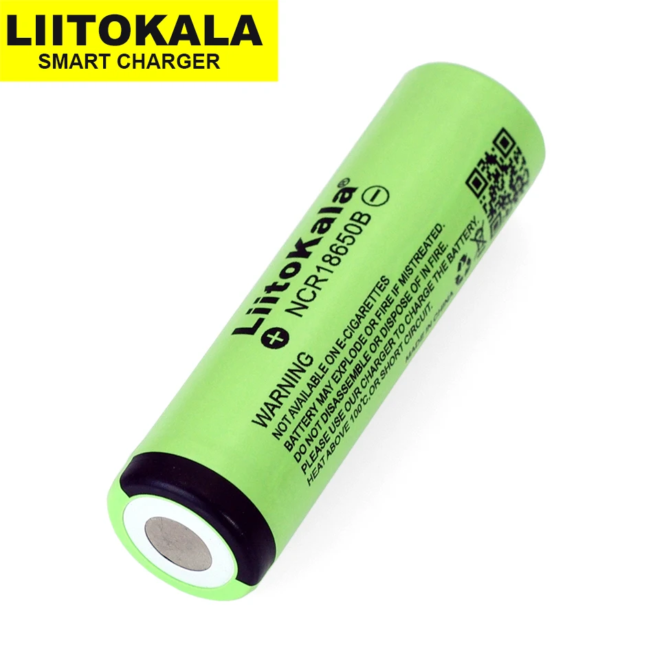 Новинка оригинальный литиевый аккумулятор Liitokala 18650 3400 мАч NCR18650B для фонариков