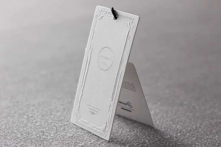 Пользовательский логотип бренд бумажная цена бирка персональный магазин имя