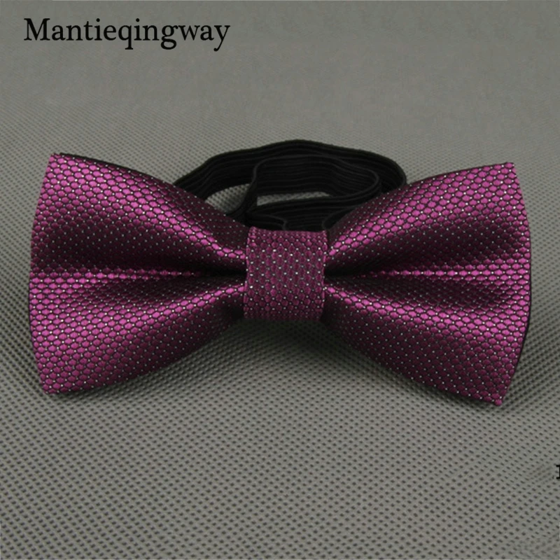Mantieqingway/детские галстуки-бабочки в горошек и полоску, вечерние галстуки из полиэстера на свадьбу, узкие галстуки-бабочки, галстуки с воротником для маленьких мальчиков и девочек