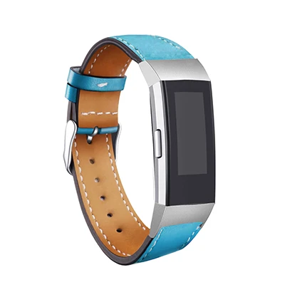 Замена Fitbit Charge 3 полосы кожаный ремешок сменный Смарт фитнес-часы с нержавеющей рамкой для Charge3 - Цвет: style 6