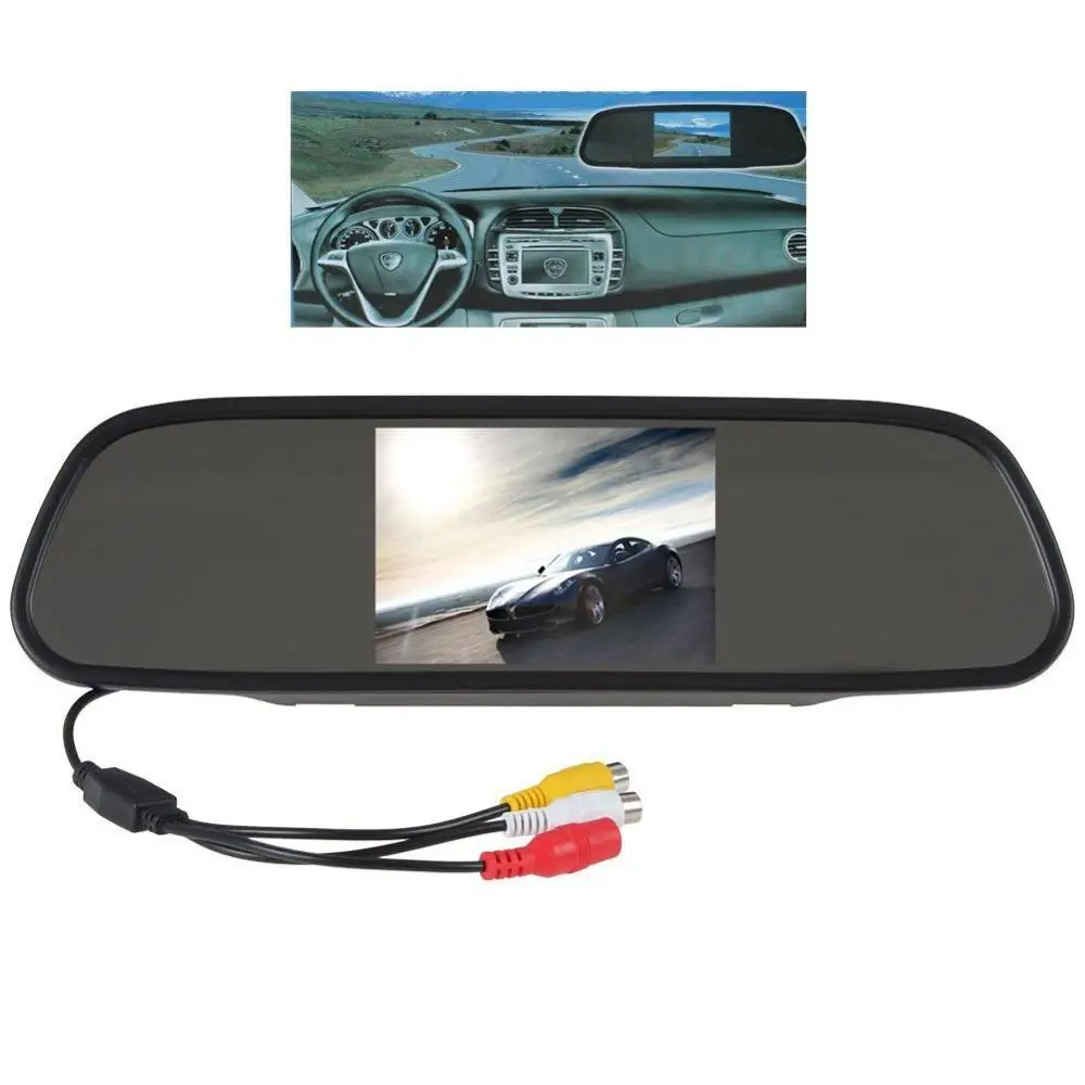 Зеркало заднего вида с ЖК дисплеем диагональю 5 дюймов 16:9|car rearview mirror monitor|mirror