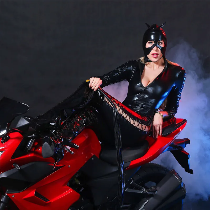 Сексуальное нижнее белье популярный боди Черное Женское из искусственного