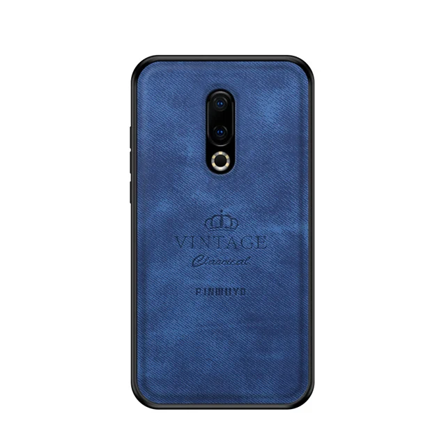 Blue Для Meizu 16th чехол, высокое качество, Винтажный чехол для Meizu 16th PC, жесткий чехол, чехол s для Meizu 16th, чехол для телефона - Цвет: Blue