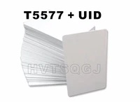 500pcs free shipping uid writable nfc cardt5577 blank card