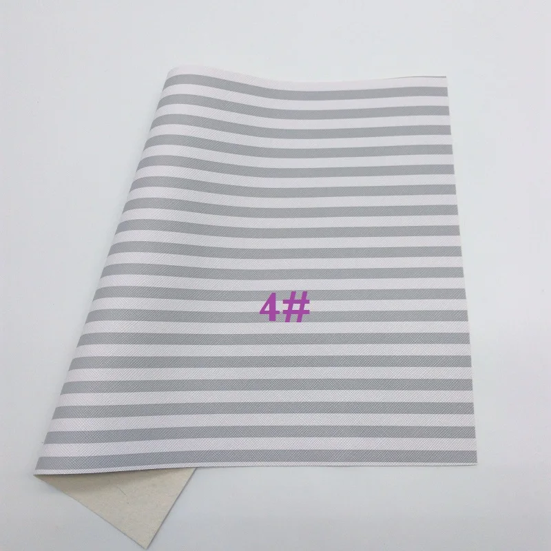 4 Glitterwishcome 21X29 см A4 размер винил для бантов печатные полосы Кожа Fabirc искусственная кожа листы для бантов, GM316A - Цвет: 4