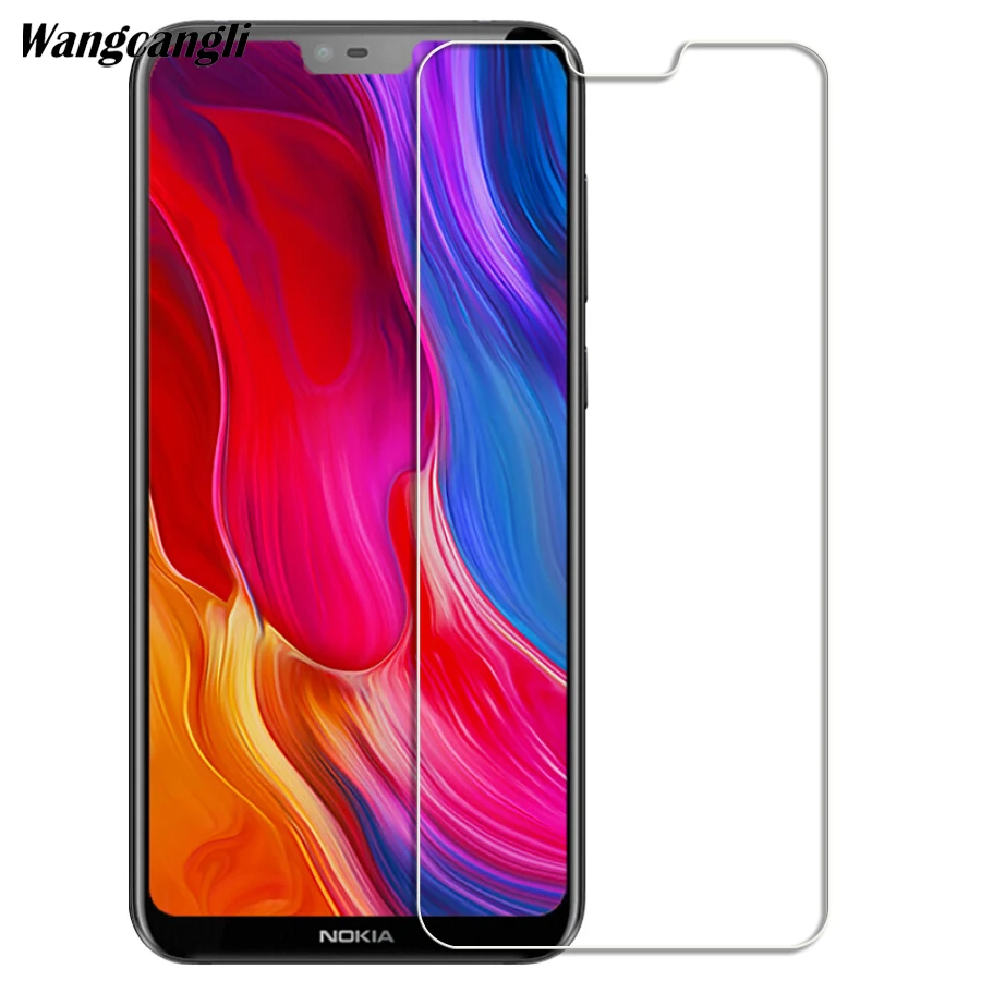 Wangcangli 2.5D Закаленное стекло для Nokia 6 1 plus мобильный телефон защитная пленка 9 H