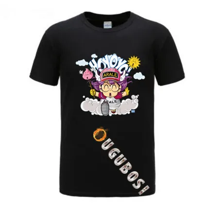 Брендовые мужские футболки Классическая аниме футболка Dr. Slump Arale унисекс