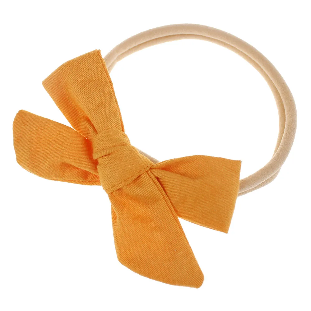 baby turban X12 Нейлоновая повязка на голову для волос, аксессуары для волос, повязка на голову, бандо, Bebe Fille, повязки на голову для маленьких девочек, детская чалма, банты - Цвет: baby turban X12