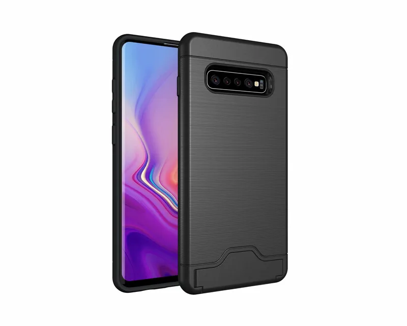 Чехол для samsung Galaxy S10 S9 S8 Note 10 Plus S7 edge, ударопрочный чехол из ТПУ, прочный Чехол-броня для A3 A5 A7 A8, Чехол для карт