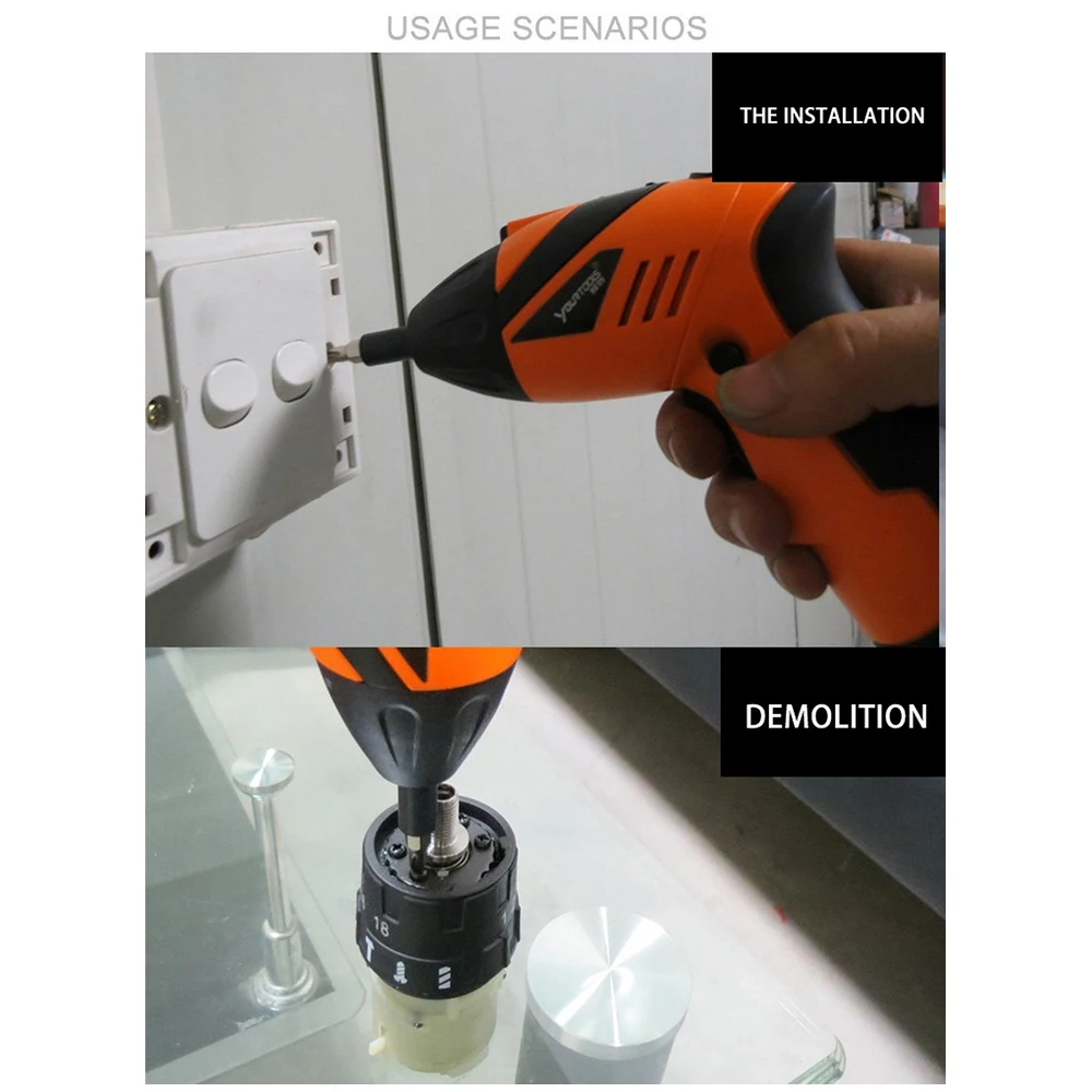 Электрическая дрель 4 8 В литий ионная аккумуляторная электрическая отвертка Многофункциональный