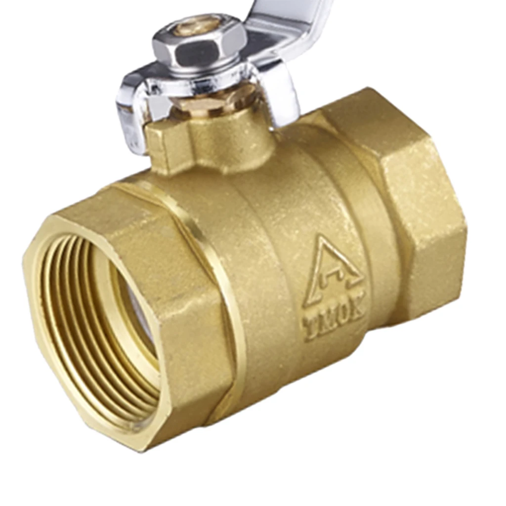 Латунный шаровой клапан 3/4 ''NPT Женский резьбовой запорный сливной PT газовый