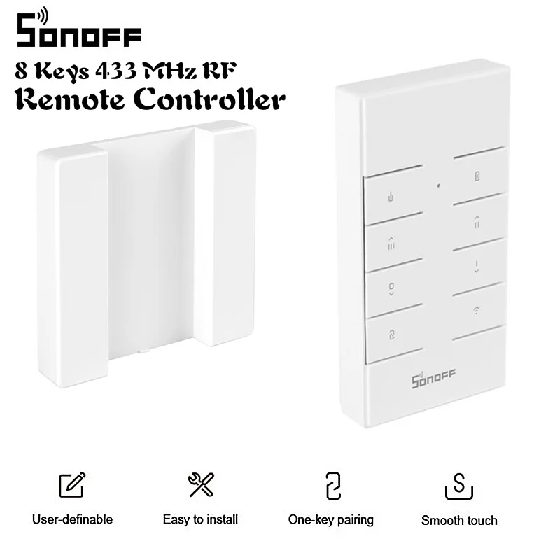 SONOFF многоцелевой пользовательский RM433 8 клавиш 433 МГц RF пульт дистанционного